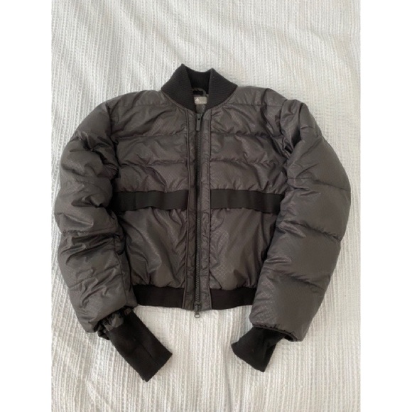 adidas by stella mccartney padded bomber jacket